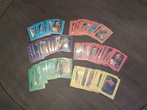 1983 STAR WARS COMPLETE SET 66 Return Jedi STICKERS Topps 33 x 2 Cards - Picture 1 of 3