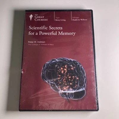 The Great Courses Scientific Secrets for a Powerful Memory DVD 2012 New Sealed - Image 1 of 4