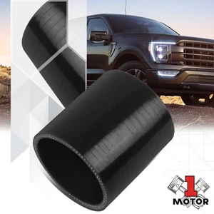 2.5" 4Ply Straight Silicone Hose Pipe Intercooler Coupler Reducer Turbo Black - Imagen 1 de 4