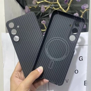 Funda Magnética 1500D Fibra de Carbono Aramida para Samsung S24 Ultra S24 Magsafe Cubierta - Imagen 1 de 11