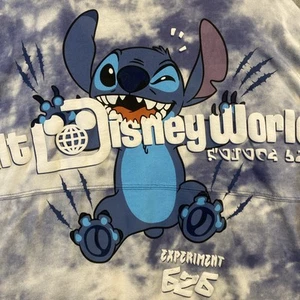 Maglia Disney Lilo e Stitch Spirit taglia XL blu tie dye esperimento 626 - Foto 1 di 8