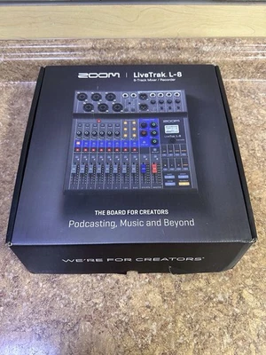 Zoom Mixer Livetrak L-8 Digital 8 Track Mixer / Recorder Preowned FREE SHIPPING - Image 1 of 4