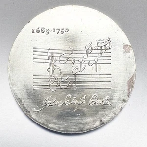 20 marcos RDA 1975 Bach plata - Imagen 1 de 2