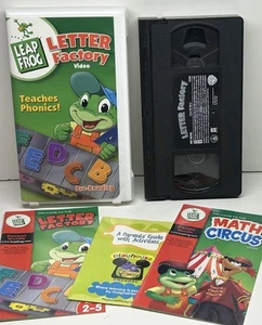 Leapfrog Letter Factory ABC Learning VHS 2003 Video Tape Clamshell Inserts Guide - Picture 1 of 17