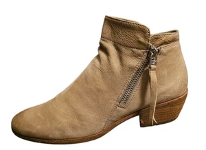 Sam Edelman Packer Cuero Gamuza Botines Cremallera Lateral Mujeres 7M Western-Boho Chic - Imagen 1 de 11