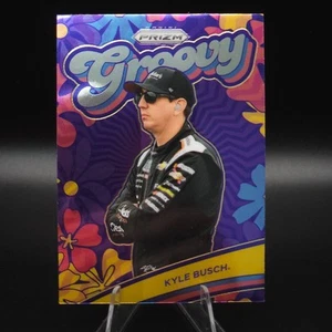 2024 Panini Prizm Racing Groovy #10 Kyle Busch - Picture 1 of 2