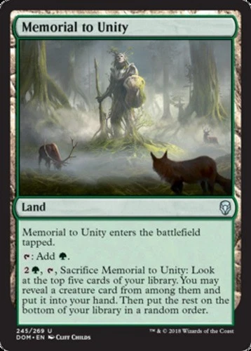 Memorial to Unity - Dominaria #245/269 MTG Magic The Gathering - Image 1 of 1