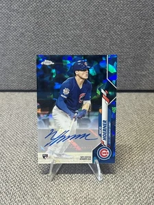2020 Topps Chrome Update Sapphire Nico Hoerner RC Auto #RA-NH - Picture 1 of 2