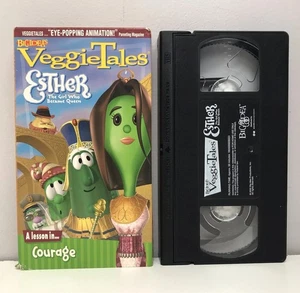 VeggieTales VHS Video Tape Esther Girl Who Became Queen Courage Buy 2 Get 1 Free - Picture 1 of 12