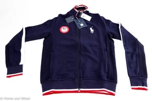 Polo Ralph Lauren Long Sleeve Sweatshirt M cotton women blue Olympics Team USA - Picture 1 of 3
