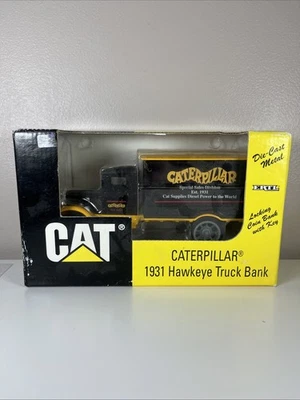 Caterpillar 1931 Hawkeye Truck Bank Die-Cast 1:34 Scale ERTL Collectible G27 - Image 1 of 4