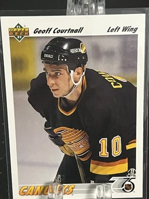 GEOFF COURTNALL----1991-92 UPPER DECK---VANCOUVER CANUCKS--FREE SHIPPING - Image 1 of 2