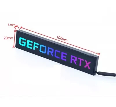 Pannello RGB Scheda Grafica PC Gaming Per AMD Radeon/ RTX - Image 1 of 4