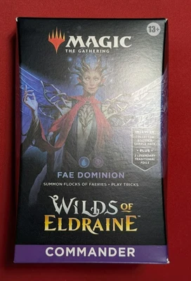 Sealed Commander Deck FAE DOMINION Magic the Gathering Wilds of Eldraine MTG - Image 1 of 2