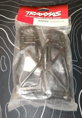Brazos de suspensión Traxxas 8999, inferior NEGRO izquierdo y derecho, delantero o trasero WideMAXX Foto 1 de 3