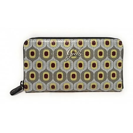 Portafoglio in pelle stampata Donna Gabs GMONEY17 Anni 70 - Immagine 1 di 1