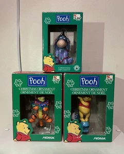 De colección 3 Noma Winnie The Pooh Tigger Eeyore Adornos de Navidad Descontinuados - Imagen 1 de 10