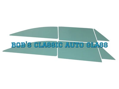 1957 1958 FORD FAIRLANE 2 ДВЕРИ СЕДАН ПЛОСКИЙ СТЕКЛЯННЫЙ НАБОР НОВЫЙ ВИНТАЖНЫЕ СТЕКЛЯННЫЕ ОКНА - Изображение 1 из 4