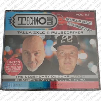 CD Techno Club Vol. 63 von Talla 2XLC / Pulsedriver 2CDs incl. Keychains - Bild 1 von 2
