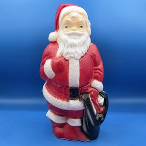 Empire Santa Claus Blow Mold Vintage 13" Lighted 1968 All Original - Picture 1 of 10