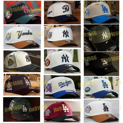 A-Frame New York Yankees Los Angeles Dodgers Era 9forty Adjustable Snap Mens Cap
