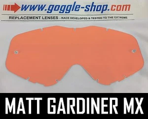 GOGGLE-SHOP LENS for SPY TARGA 3 / WHIP / KLUTCH MOTOCROSS GOGGLES PINK RED TINT - Picture 1 of 1