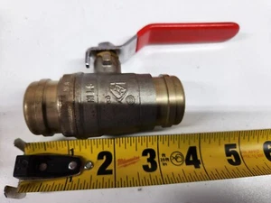 3/4" Sioux Chief Ball Valve Brass Solvent Weld 600 CWP Full Port 600 648-CG3FP - Picture 1 of 3
