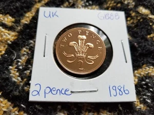 United Kingdom / Great Britain Proof Coin - 2 Pence 1986 - GB88 Tariff Incl - Picture 1 of 2