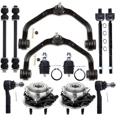 Barra estabilizadora de extremo de barra de amarre de buje de cojinete de rueda delantera 12x para Ford Ranger 1998-2001 4x4 Foto 1 de 4