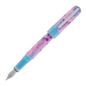 Benu Talisman Fountain Pen in Sakura Cherry Blossoms - Medium Point - NEW - Picture 1 of 2