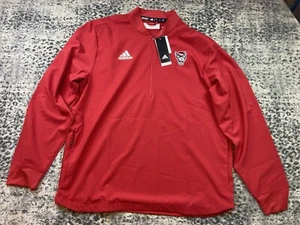 Adidas NC State Wolfpack Men’s L UNDER THE LIGHTS LONG SLEEVE 1/4-ZIP TOP NEW - Picture 1 of 23