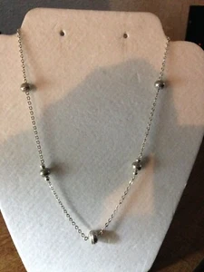 Carolyn Pollack Sterling Silver 18" Necklace With Beads - Picture 1 of 9