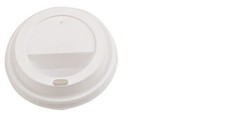 8 oz White Plastic Coffee Cup Lids case 1000 Fits Most Standard Sizes
