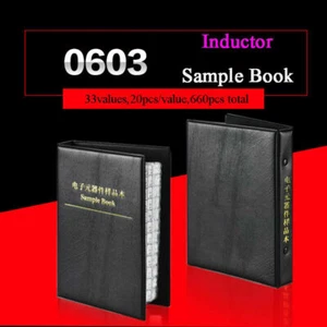 0603 SMD Inductors Sample Book Component LQW serial 2.2NH-470NH SMT Assorted KIT - Picture 1 of 5