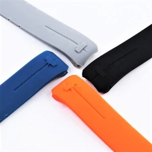 Cinturino orologio 21 mm per Tissot T-Touch II T640.1AA T013420A Red Blue Black arancione - Foto 1 di 28