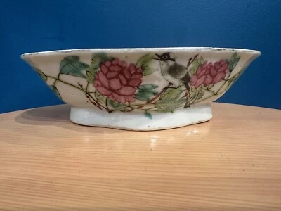 Coupe En Porcelaine De Chine Antique Chinese Porcelain Chinois - Photo 1/4