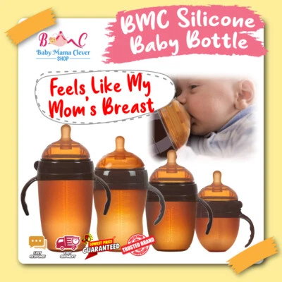 Anti Colic硅胶奶瓶新生儿婴儿奶瓶硅胶 — 第 1/4 张图片