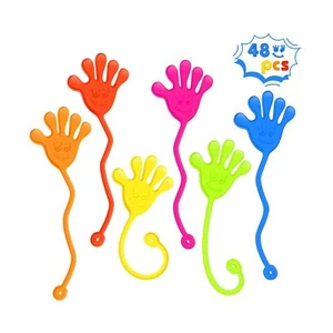 48PCS Sticky Hands Bulk Party Favors for Kids 4-8 8-12 Stretchy Sticky Hand T... - Picture 1 of 7