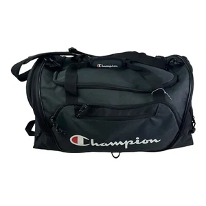 Champion Nylon Duffle Bag / Shoulder Strap.  24"L x 14"H x 12"D - Picture 1 of 18