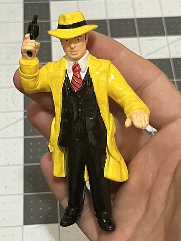 Vintage Dick Tracy Figures 1990 PVC 4" Applause Dick Tracy Figure 90s Disney Cover