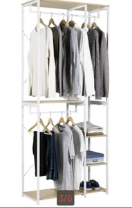 open wardrobe clothes rail - Picture 1 of 7