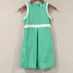 CPC Childrens Wear Girls Sz 12 Dress Green Sleeveless Fit and Flare 100% Cotton - Picture 1 of 11