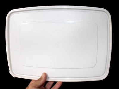 Rubbermaid Servin Saver #8 прямоугольное миндальное сменное уплотнение крышки 0007 плотно прилегающее! - Изображение 1 из 4