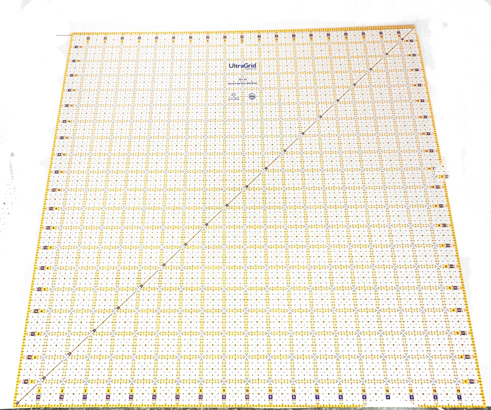 Quilting Ruler Ultragrid by Quiltcut 20" square quilting sewing ruler NEW - Image 1 of 1