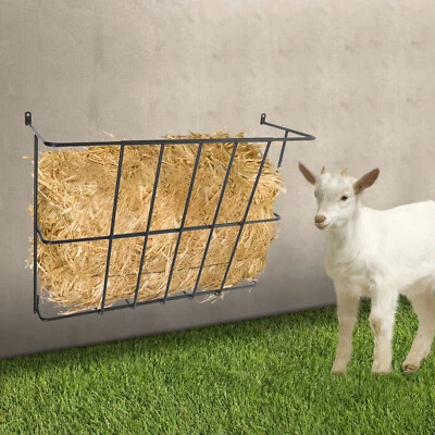 Estante de heno de alta resistencia estante de almacenamiento de heno montado en la pared para exteriores e interiores Foto 1 de 4
