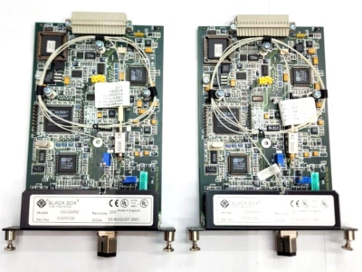 (SET) BLACK BOX LCL532A CITYLIGHT 10/100MBPS ETHERNET WDM TRANSCEIVER CARD *B2 - Image 1 of 4
