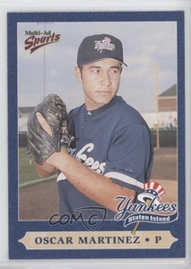 2000 Multi-Ad Sports Staten Island Yankees Oscar Martinez #18