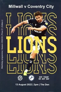 Millwall v Coventry City 2022-2023 Championship 13/08/2022 - Picture 1 of 2