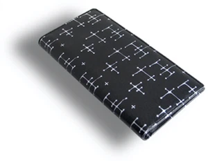 Billetera de cuero impreso para hombre ACME Studio CHARLES AND RAY EAMES ""Puntos negros"" NUEVA - Imagen 1 de 2