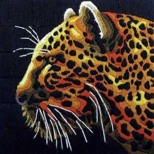 Country Threads CHEETAH Longstitch Kit FLS-5008 30cm x 30cm, Tracked Post - Imagen 1 de 1